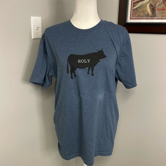 Prana Holy Cow Short Sleeve Tshirt Mens Size Large - Picture 1 of 6